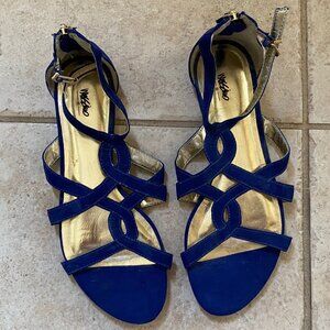 New Cobalt Blue Mossimo Sandals - size 8